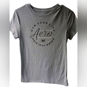 Aeropostale Gray Short Sleeve Tee Women’s Medium